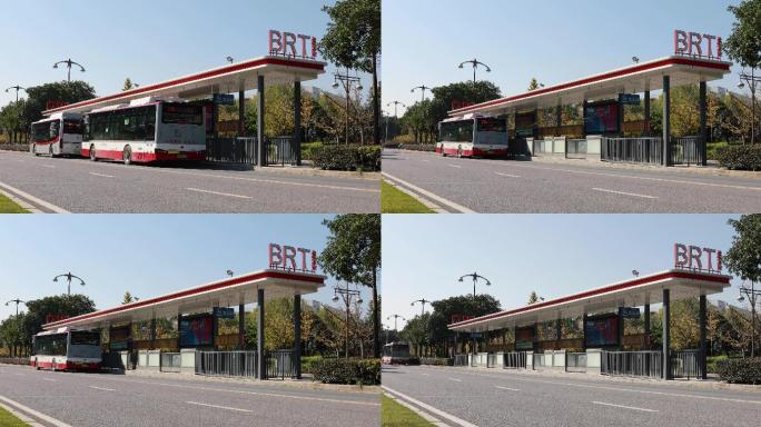 BRT公交进出站4K