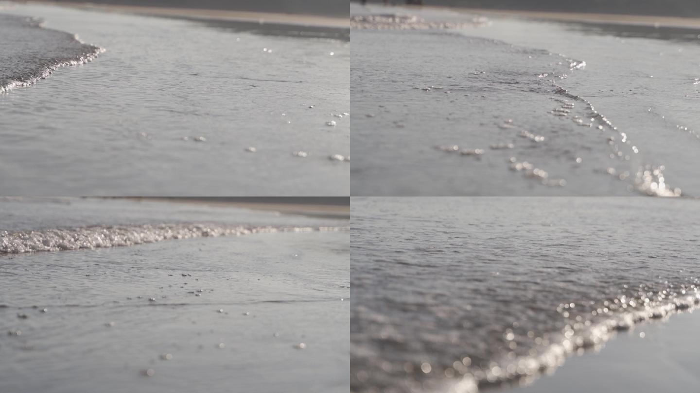 惠州狮子岛海边慢动作浪花实拍素材