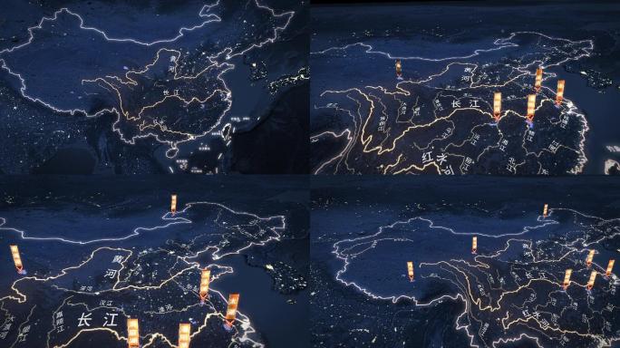 【原创】中国水系河流湖泊谷歌地图包装