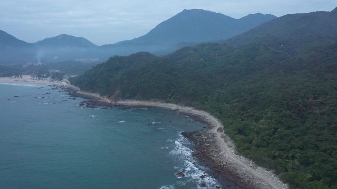 海边海岸航拍