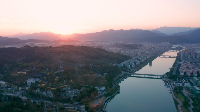 丽水龙泉城市大景6【4K】