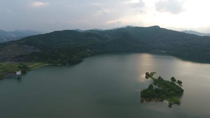 航拍安徽桐城龙眠山，桐城龙眠山视频素材