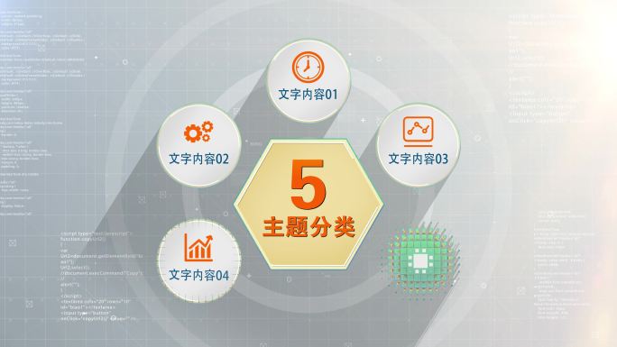 5板块五大分类5科技数据图表5分支5主题