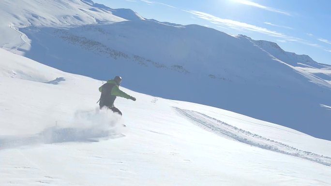 滑雪运动极限运动高清视频