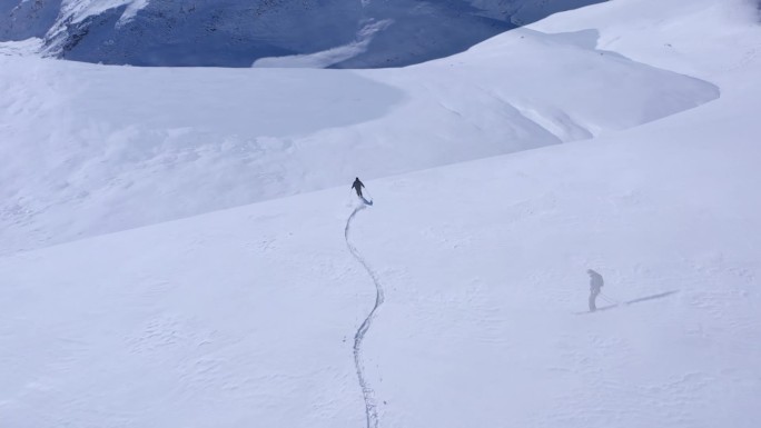 滑雪运动极限运动高清视频