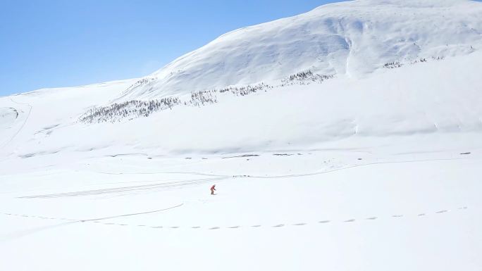 滑雪运动极限运动高清视频