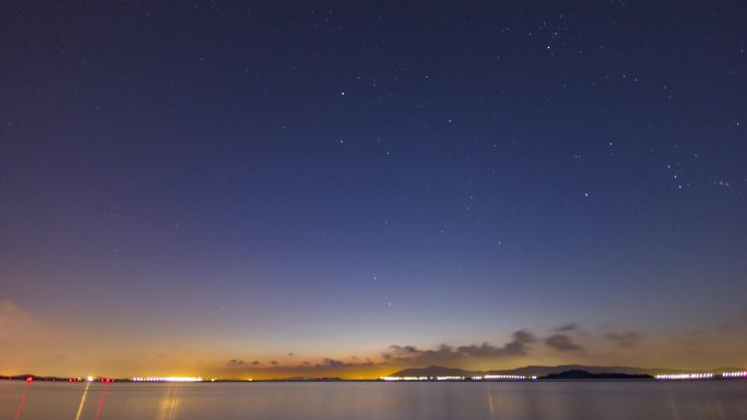 苏州西山太湖夜转昼延时