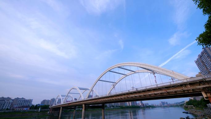 邵阳市 西湖桥 4K 航拍