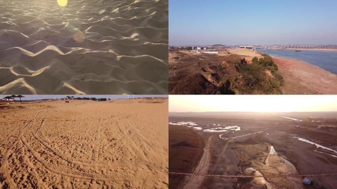 厚田沙漠 干枯的河床 赣江