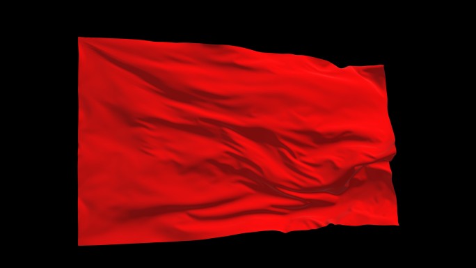 红色旗子-带透明通道