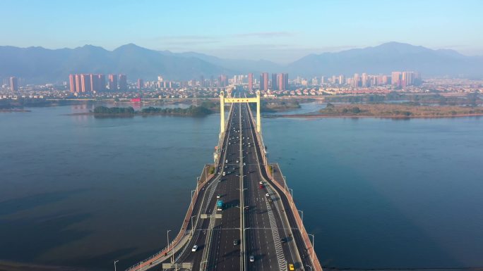 福州新洪塘大桥航拍