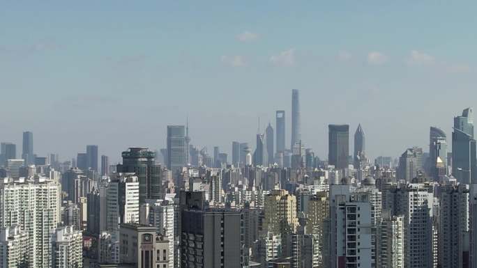 上海环球港 航拍 双子楼 环球港夜景