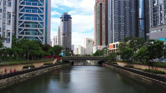 罗湖布吉河城市场景