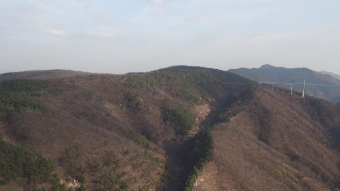 武胜门景点航拍 山东济南景点