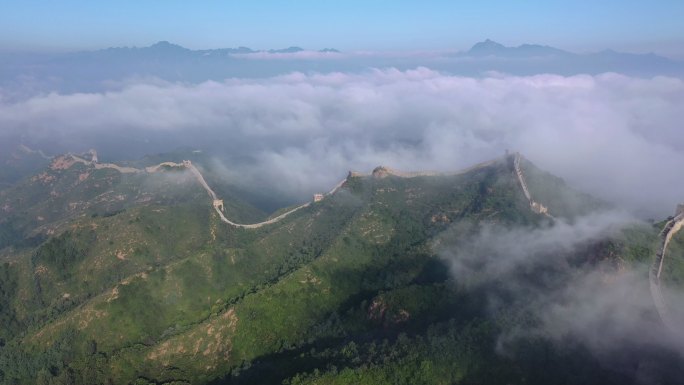 河北承德金山岭云海航拍