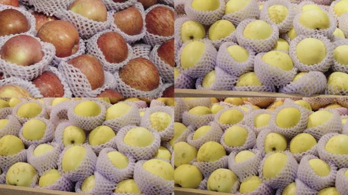 【原创4K】苹果 梨 水果 水果店 超市