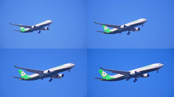 4K飞机航班 飞机降落 飞机视频素材