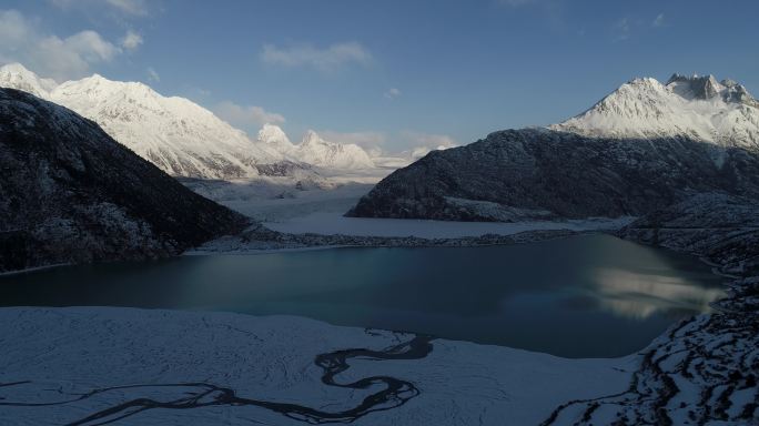 来古冰川湖