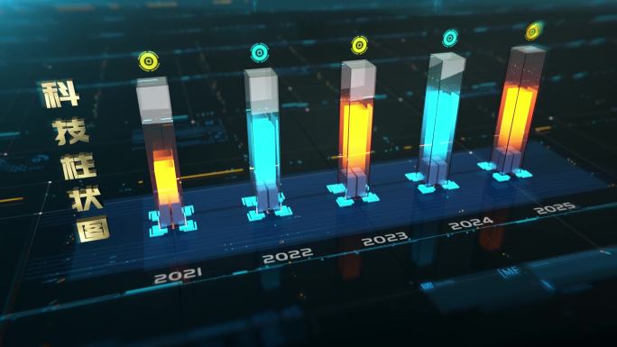 C4D柱状信息工程