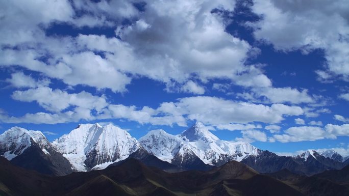 贡嘎雪山延时