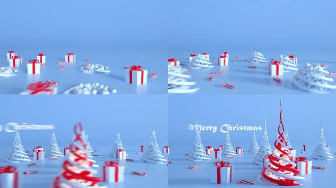 圣诞节C4D微信朋友圈视频