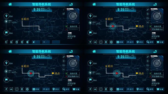 科技地图路线导航