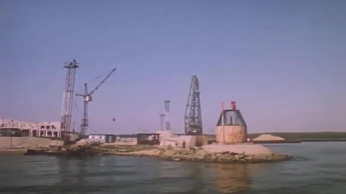 80年代修建港口码头