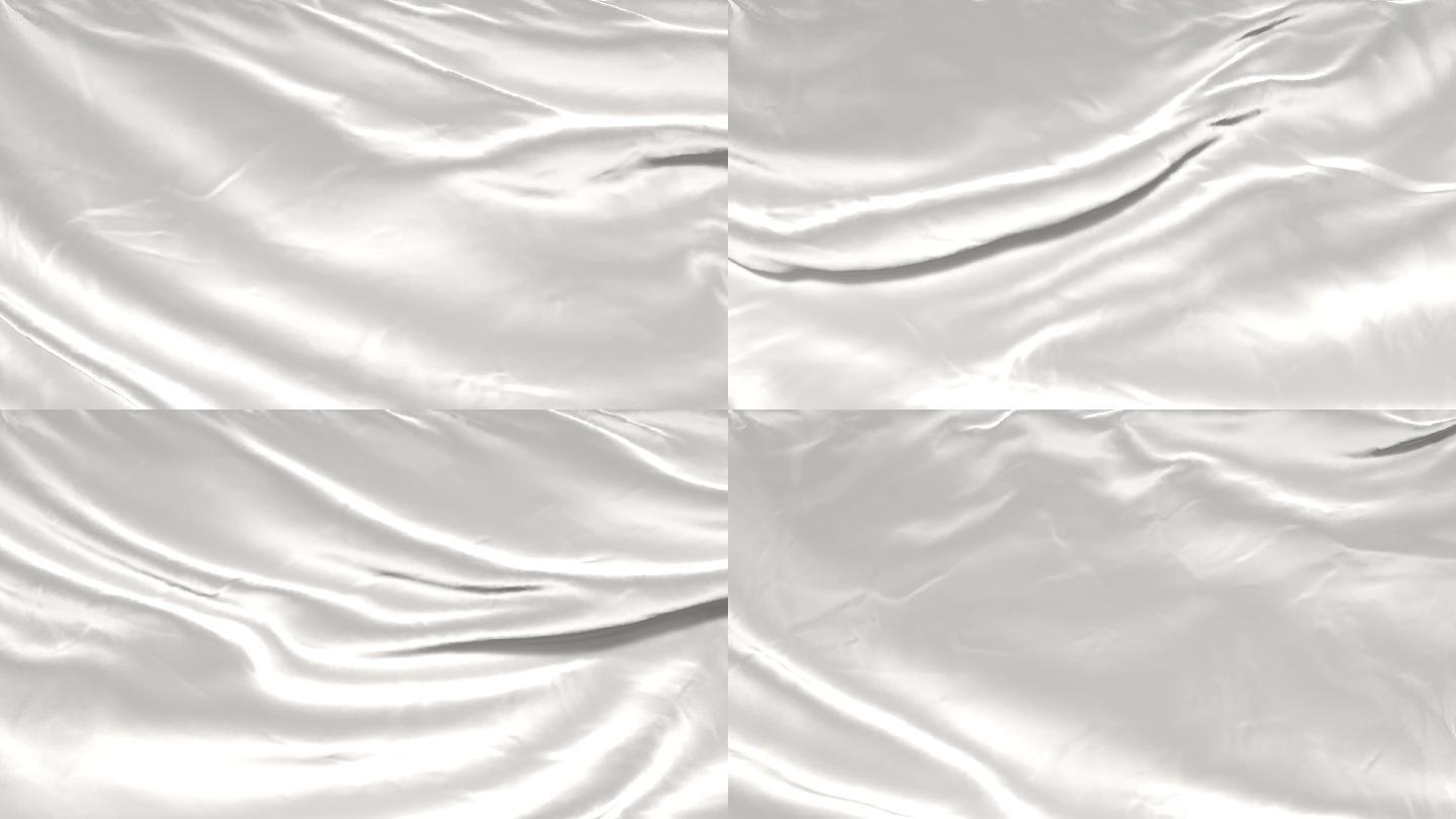 白色丝绸_C4D模型