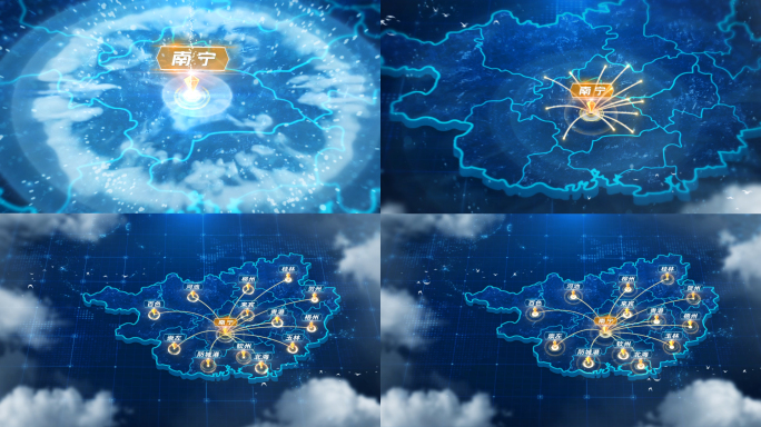 科技广西南宁地图辐射