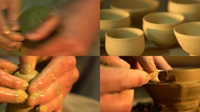 匠人制作陶瓷工艺品全过程