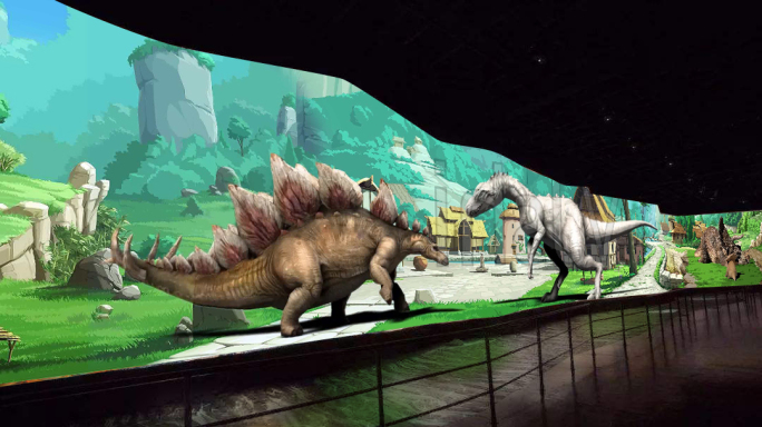 7k超宽恐龙侏罗纪沉浸式素材