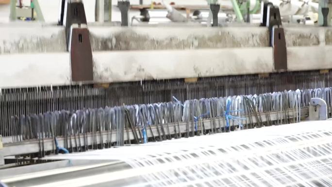 国外自动化纤维篷布薄膜生产车间纺织企业