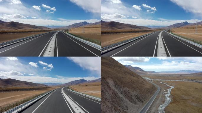 【4K可商用】原创青藏高速公路航拍