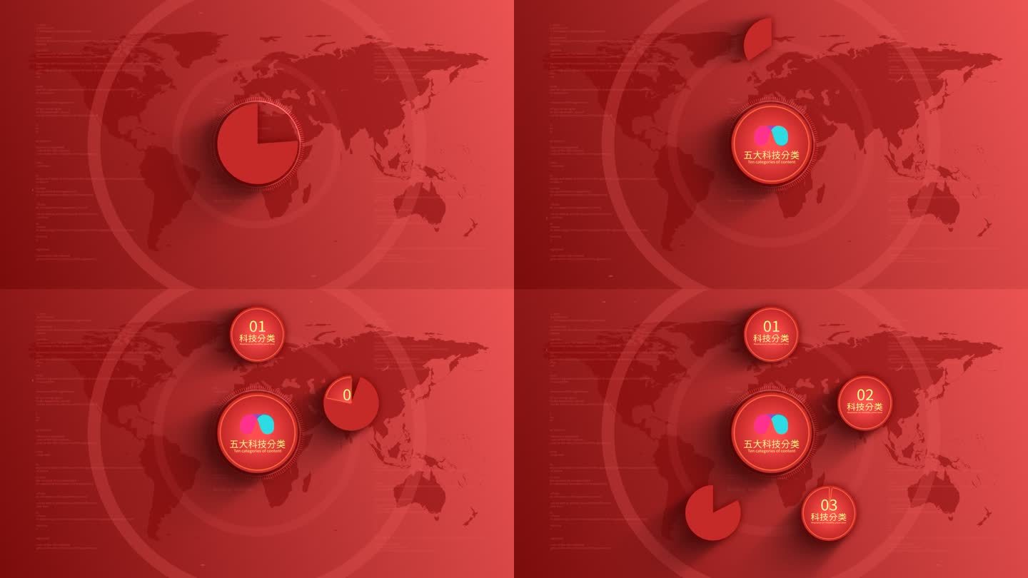 5大红色分类展示-无插件-明亮分类