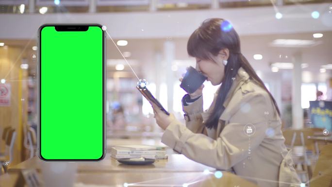 手机绿屏-科技生活-手机科技-美女淘宝