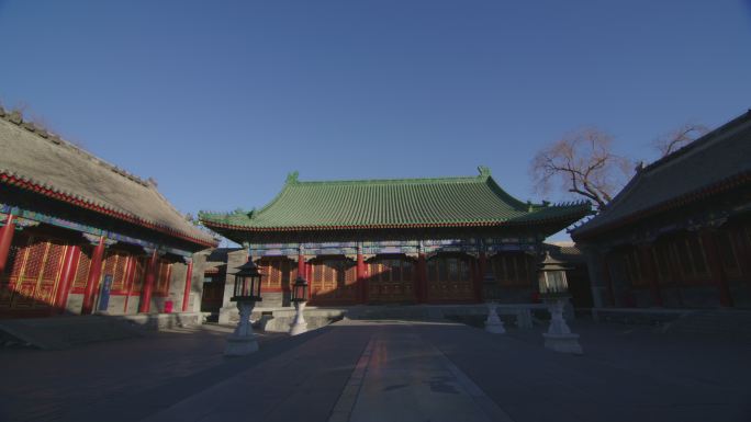 北京名胜恭王府宅邸 银安殿