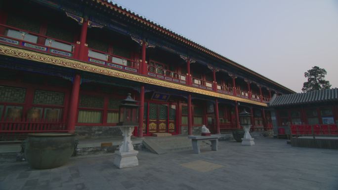 北京名胜恭王府宅邸 后罩楼