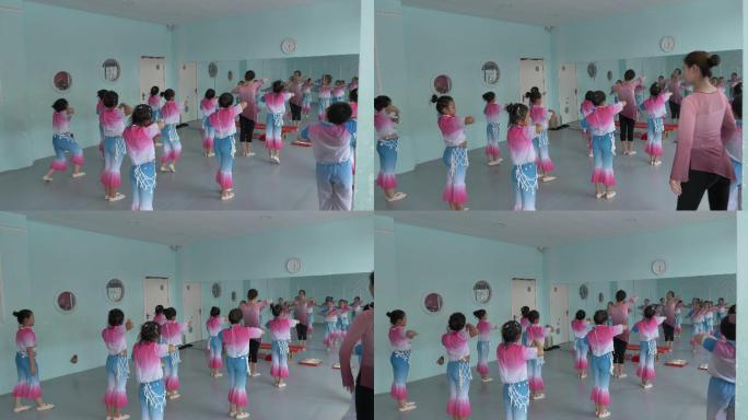 舞蹈学校排练镜头