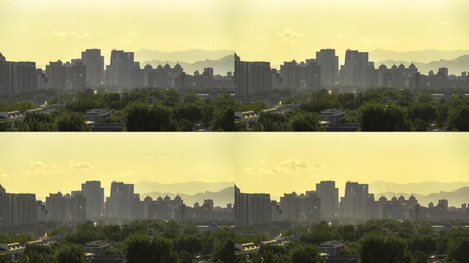 北京丽泽商务区与永定门公园延时摄影
