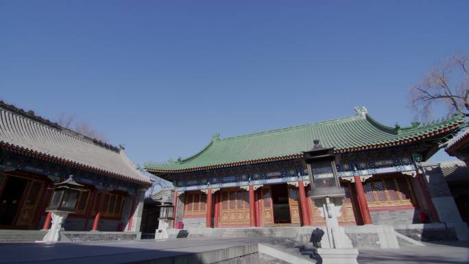 北京名胜恭王府宅邸 银安殿