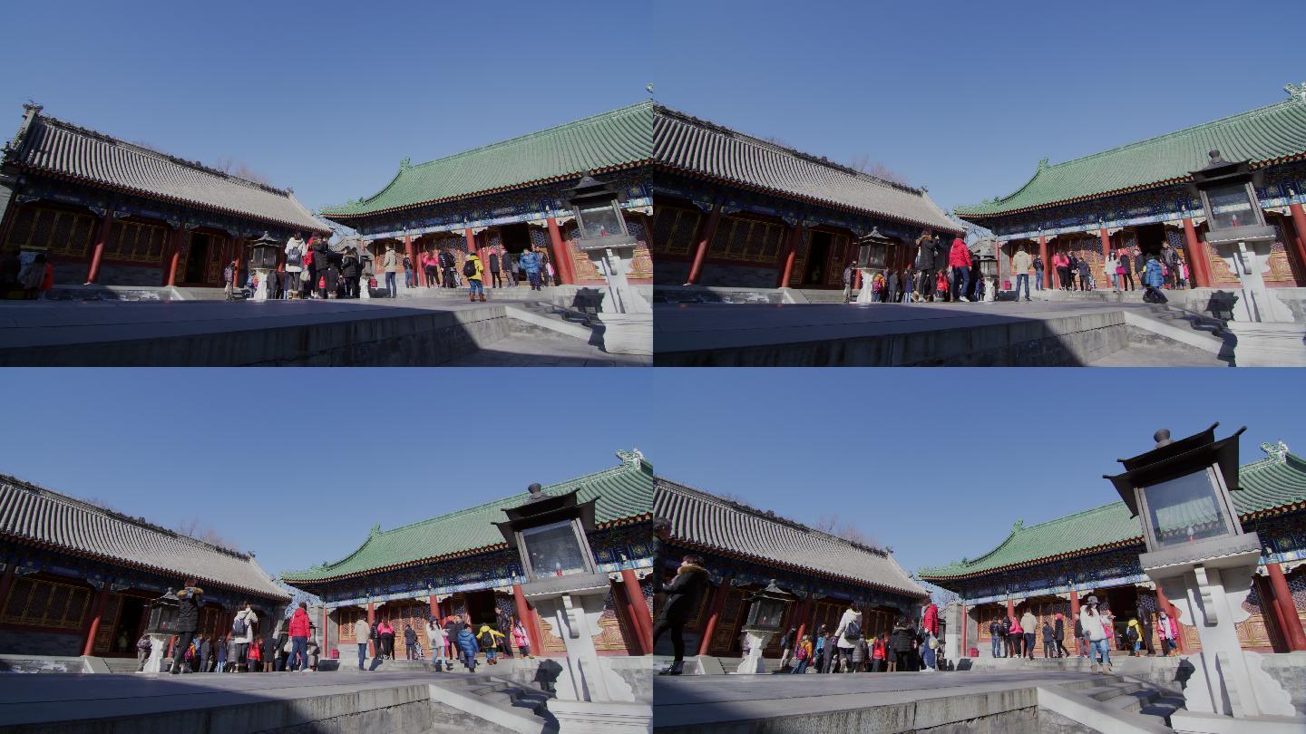 北京名胜恭王府宅邸 银安殿