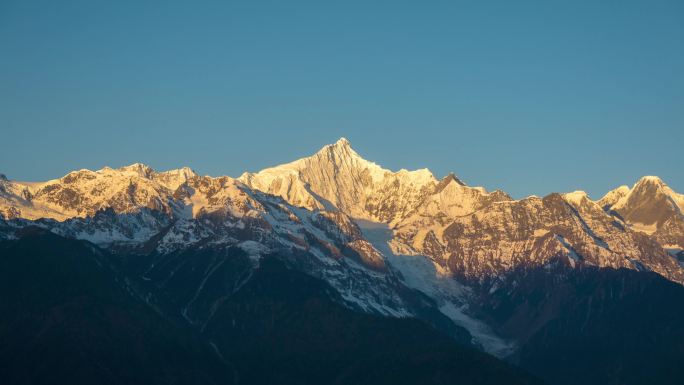 梅里雪山4k素材