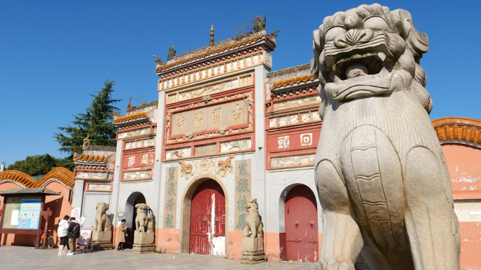 长沙开福寺外景实拍