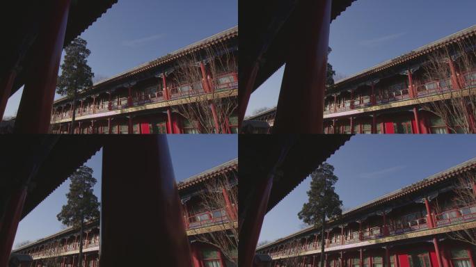 北京名胜恭王府宅邸 后罩楼