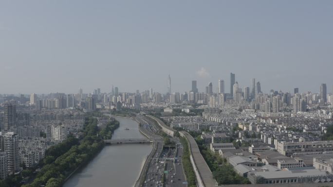 南京城市风光航拍大景