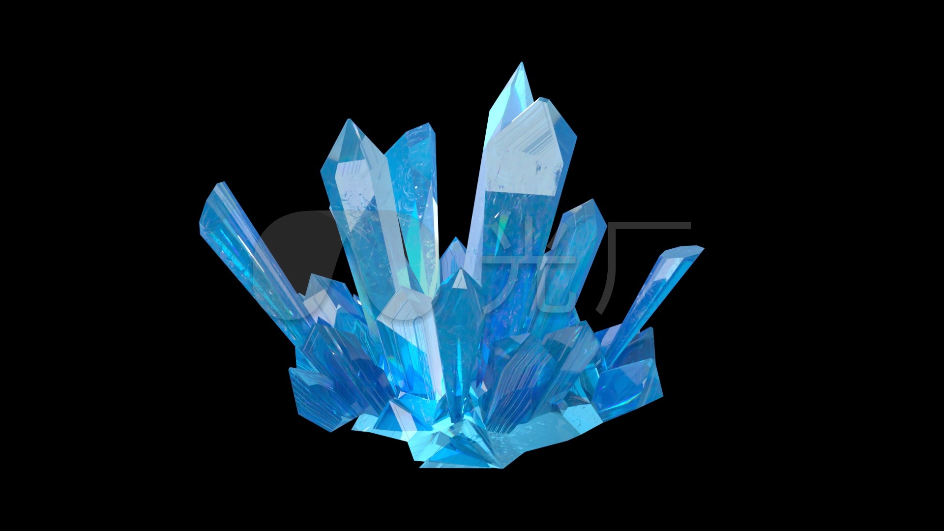 天然水晶原石 碎石浅海蓝萤石 绿萤石水晶扩香石晶石香薰摆件装饰-阿里巴巴