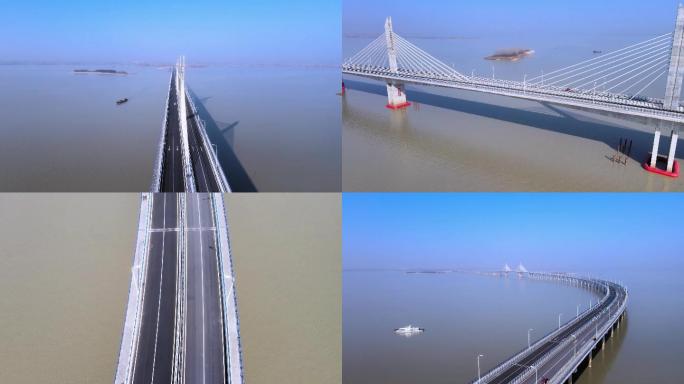 引江济淮瓦埠湖大桥，形似“港珠澳大桥"