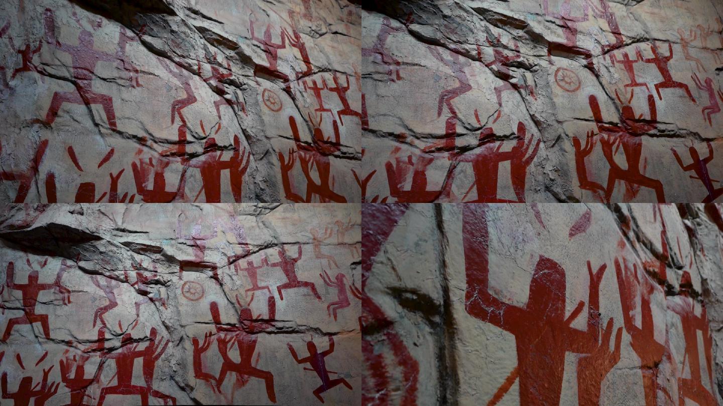 广西左江岩画壁画古代遗迹考古
