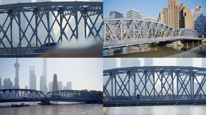 【4K】上海外白渡桥视频合集