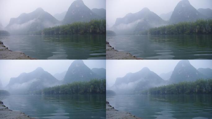 山水风景河流波浪